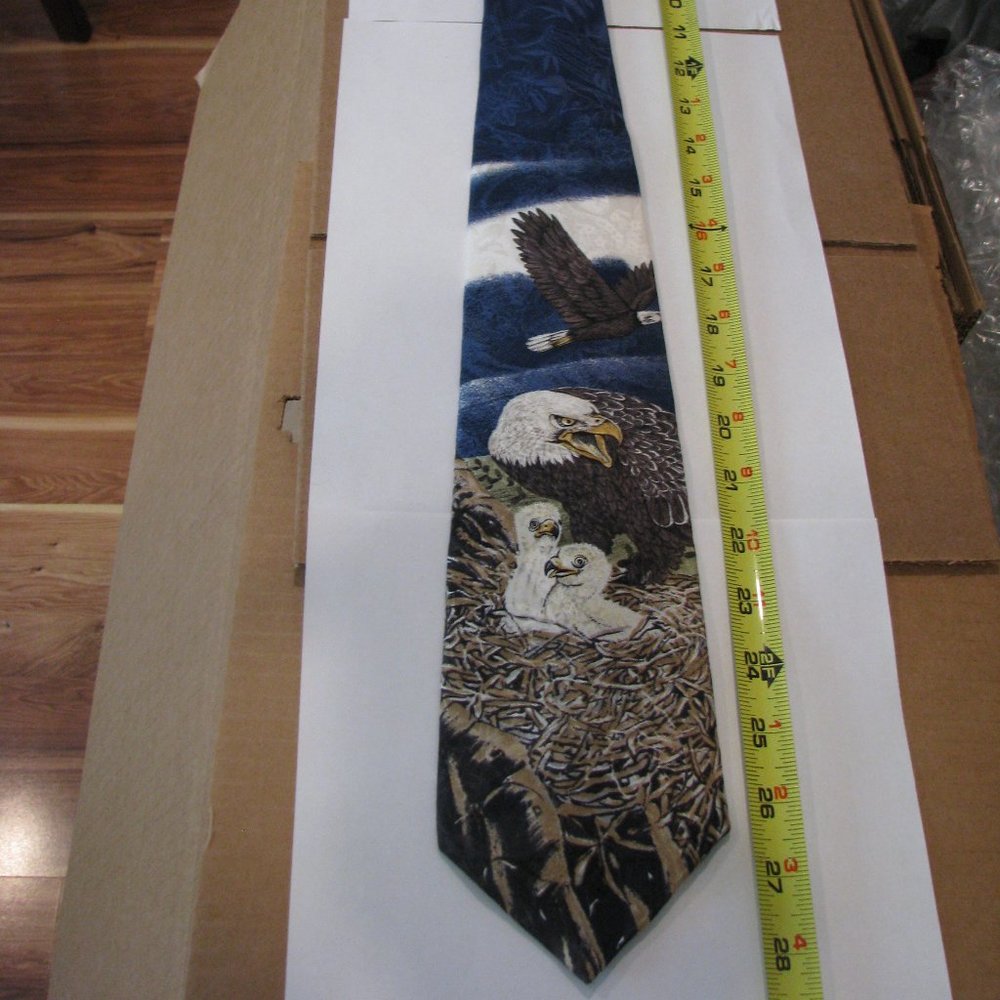 100% silk men's tie Master of the Sky 1l